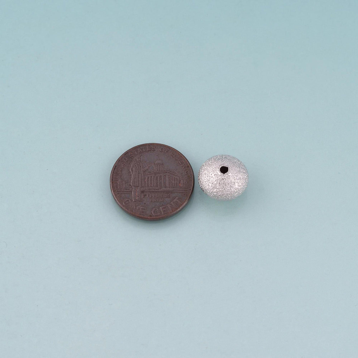 18K Gold Filled Matte Texture Round Bead,Minimalist Round Spacer Bead Bracelet Necklace for DIY Jewelry Making Supply