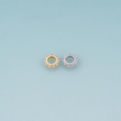 18K Gold Filled Crystal Spacer Beads for Jewelry Making