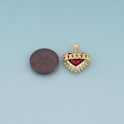18K Gold Filled Enamel Heart Jewelry Chain for Jewelry Making