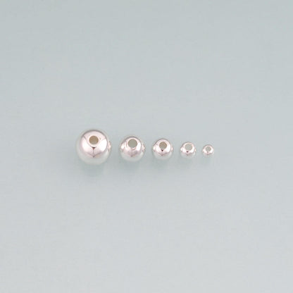 Round Round Beads 8 mm, 6 mm for Jewelry Making