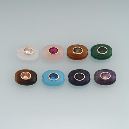 18K Gold Filled Oval Beads for Jewelry Making