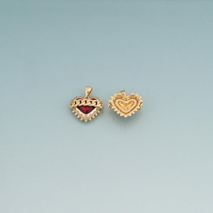 18K Gold Filled Enamel Heart Jewelry Chain for Jewelry Making