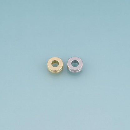18K Gold Filled Round Bead,Minimalist Charm Spacer Beads Bracelet Necklace for DIY Jewelry Making Supply