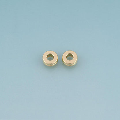 18K Gold Filled Round Bead,Minimalist Charm Spacer Beads Bracelet Necklace for DIY Jewelry Making Supply