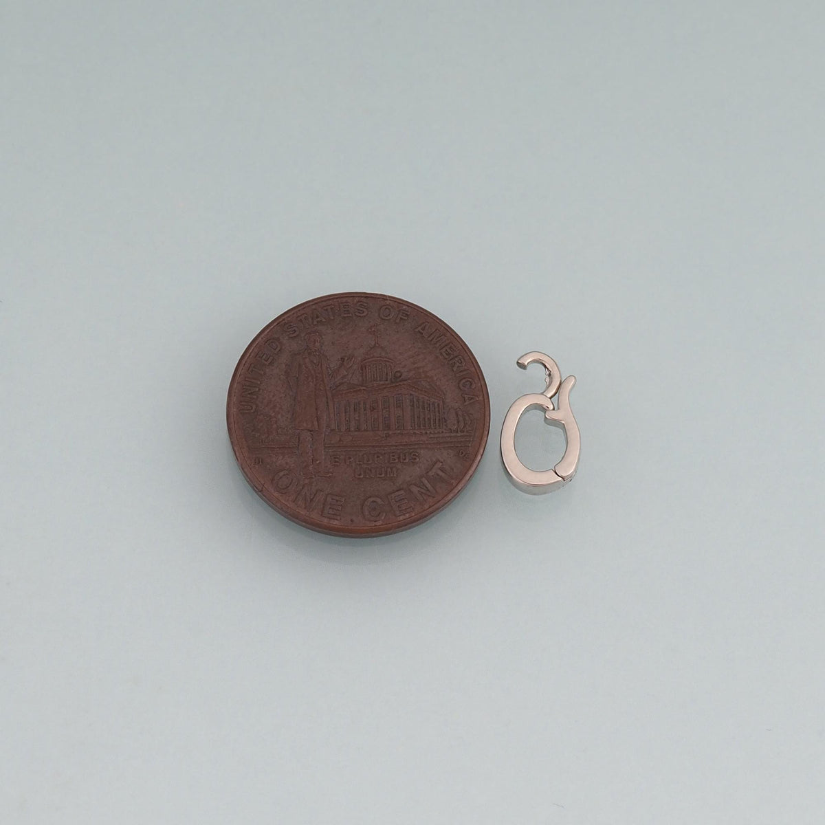 18K Gold Filled Oval Clasp for Jewelry Making
