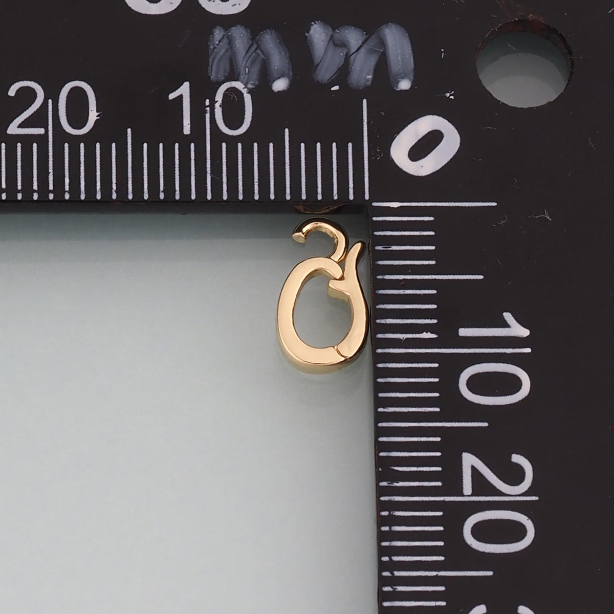 18K Gold Filled Oval Clasp for Jewelry Making