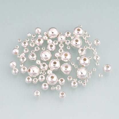 Round Round Beads 8 mm, 6 mm for Jewelry Making