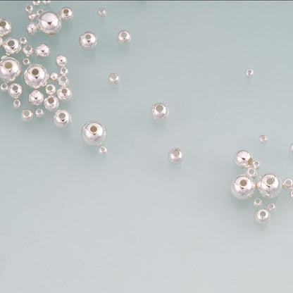 Round Round Beads 8 mm, 6 mm for Jewelry Making