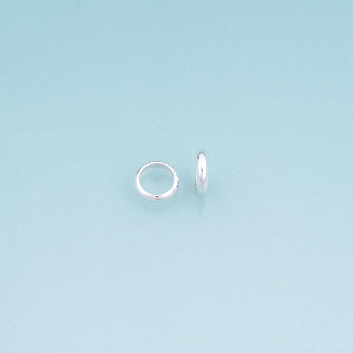 925 Silver Ring Connector,Minimalist Connector Bracelet Necklace for DIY Jewelry Making Supply