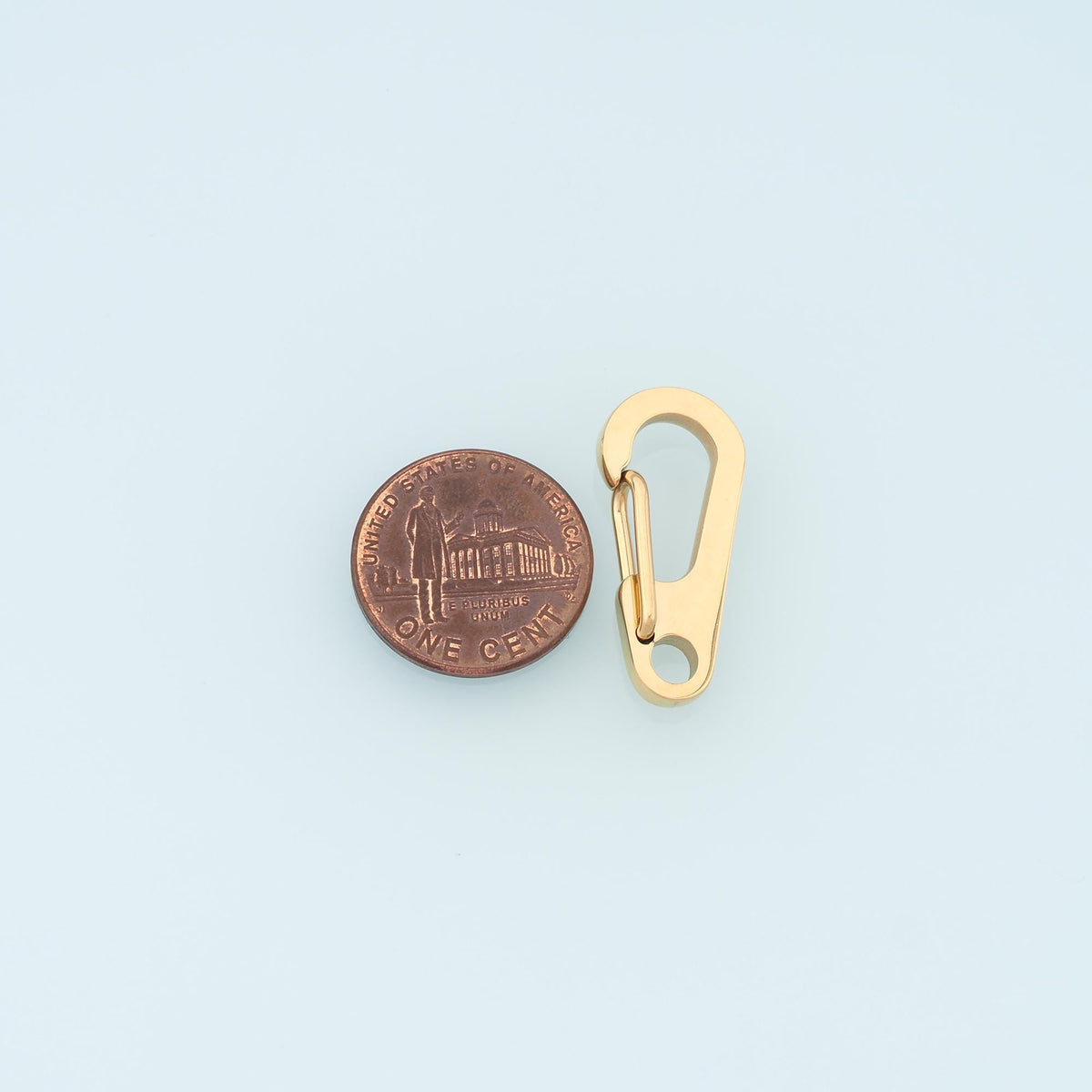 Spring Clasp,14K Gold Stainless Steel Spring Clasp,Waterproof Connector for DIY Necklace Bracelet Making