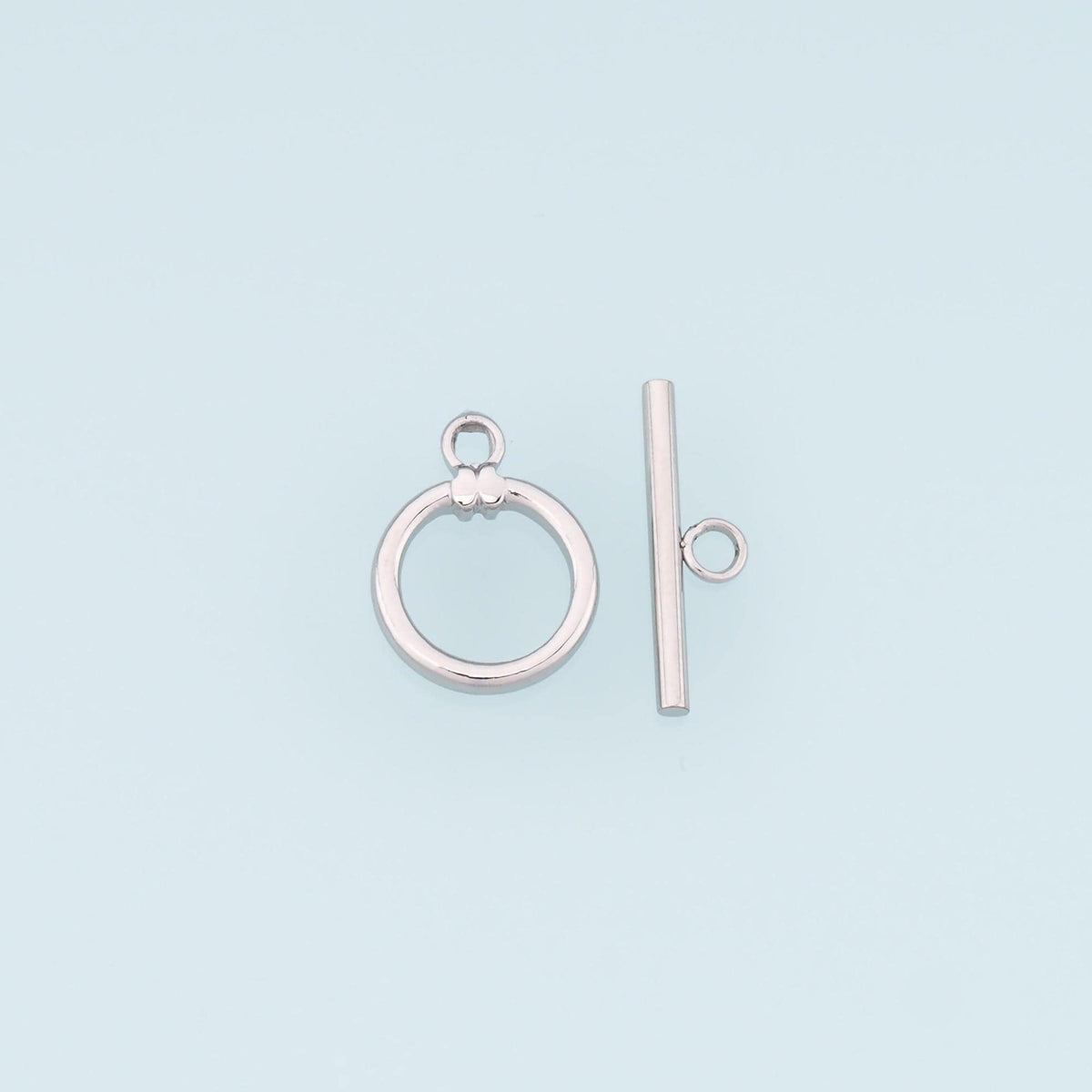 14K Gold Round Clasp for Jewelry Making
