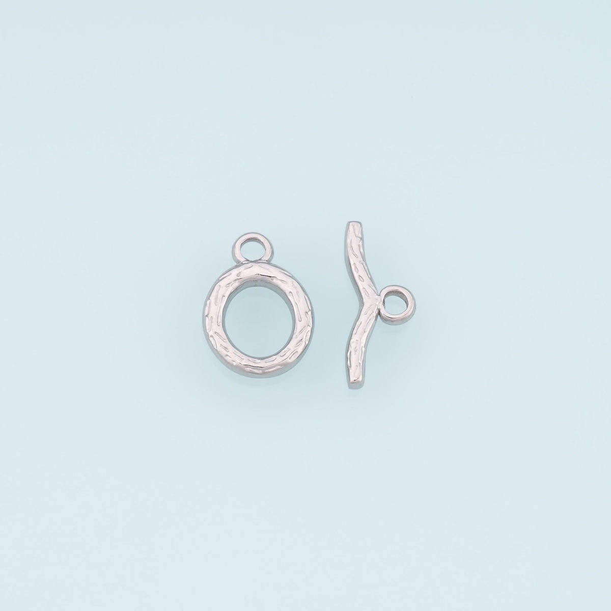 Round OT Toggle Clasp,14K Gold Stainless Steel Jewelry Closure,Waterproof Connector for DIY Necklace Bracelet Making