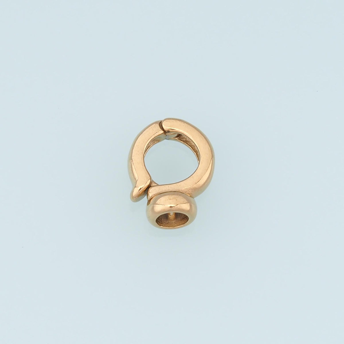 Oval Spring Carabiner Clasp,14K Gold Stainless Steel Jewelry Closure,Waterproof Connector for DIY Necklace Bracelet Making