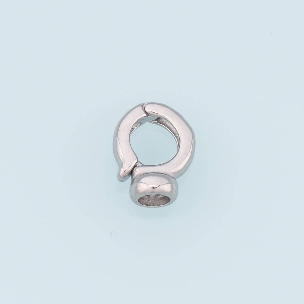 Oval Spring Carabiner Clasp,14K Gold Stainless Steel Jewelry Closure,Waterproof Connector for DIY Necklace Bracelet Making