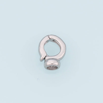 Oval Spring Carabiner Clasp,14K Gold Stainless Steel Jewelry Closure,Waterproof Connector for DIY Necklace Bracelet Making