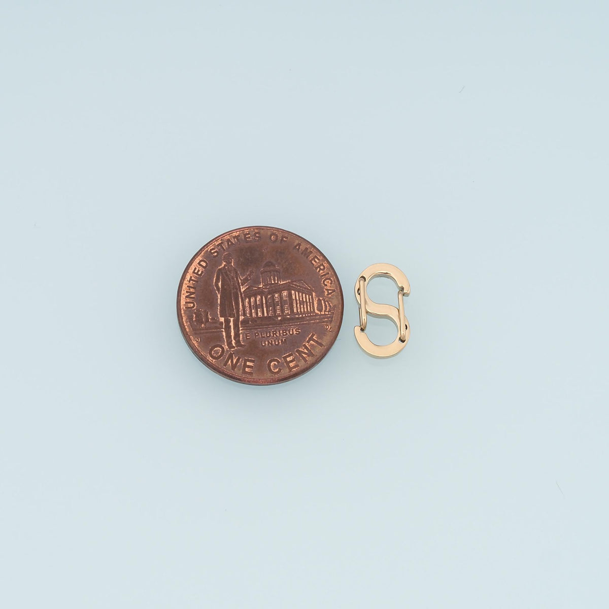 14K Gold Letter Clasp for Jewelry Making