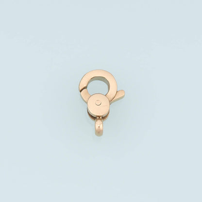 14K Gold Round Clasp for Jewelry Making