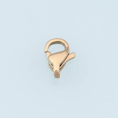Lobster Spring Carabiner Clasp,14K Gold Stainless Steel Jewelry Closure,Waterproof Connector for DIY Necklace Bracelet Making