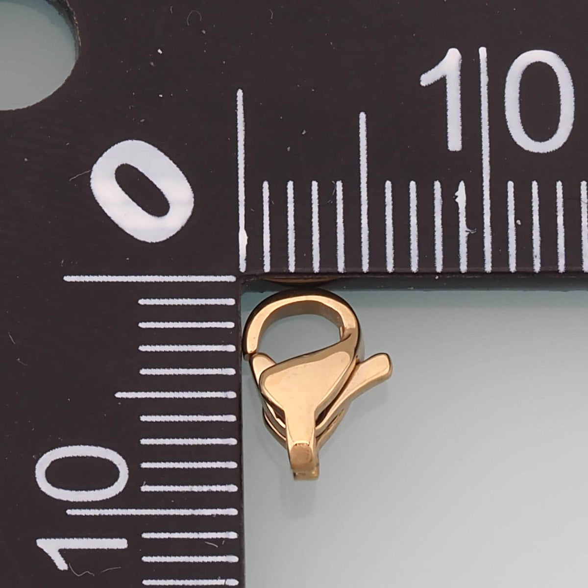 Lobster Spring Carabiner Clasp,14K Gold Stainless Steel Jewelry Closure,Waterproof Connector for DIY Necklace Bracelet Making