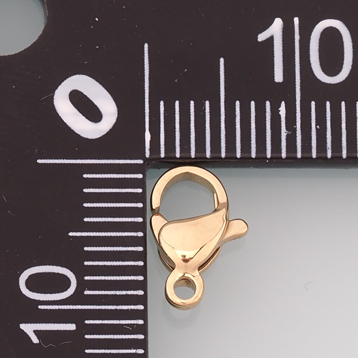 Lobster Spring Carabiner Clasp,14K Gold Stainless Steel Jewelry Closure,Waterproof Connector for DIY Necklace Bracelet Making