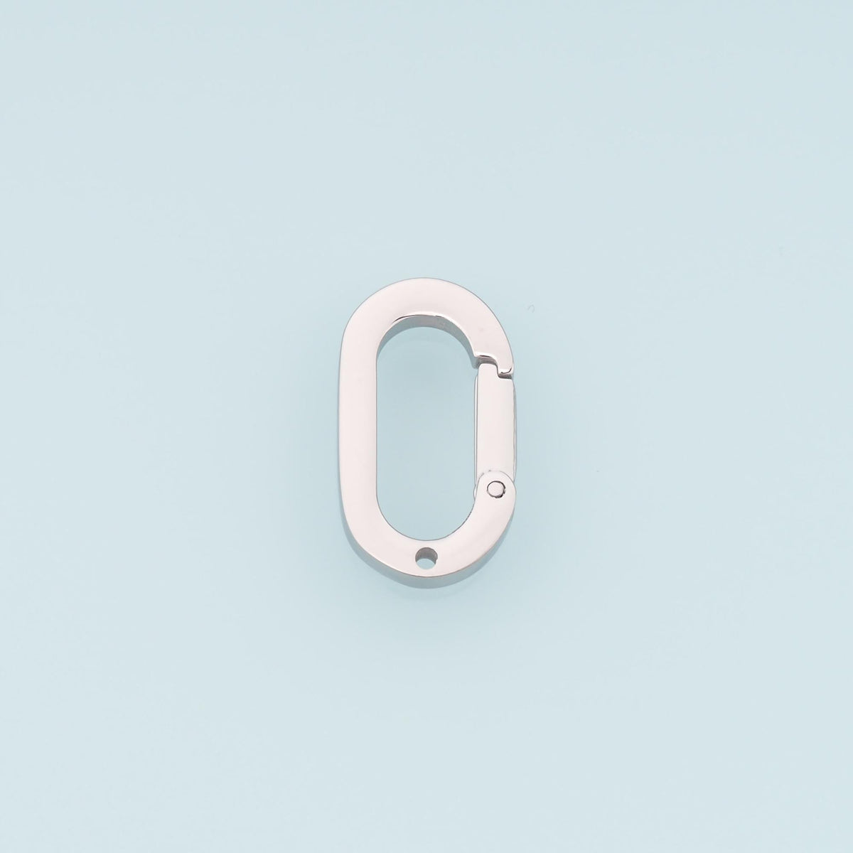 Oval Spring Carabiner Clasp,14K Gold Stainless Steel Jewelry Closure,Waterproof Connector for DIY Necklace Bracelet Making