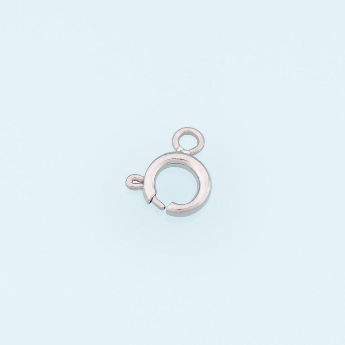 Round Spring Carabiner Clasp,14K Gold Stainless Steel Clasp,Waterproof Clasp Connector for DIY Necklace Bracelet Making