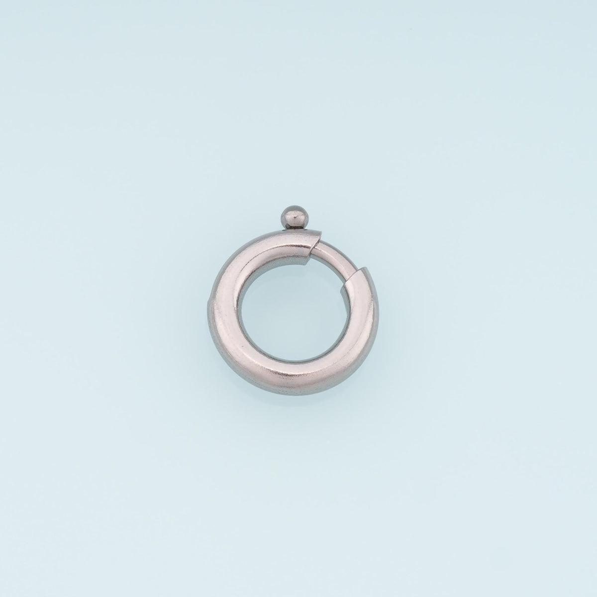 14K Gold Round Clasp 18 mm, 13 mm for Jewelry Making