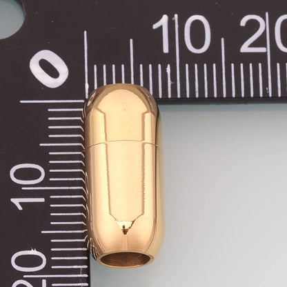 Magnetic Capsule Bracelet Buckle Clasp,14K Gold Stainless Steel Clasp,Waterproof Clasp for DIY Necklace Bracelet Making