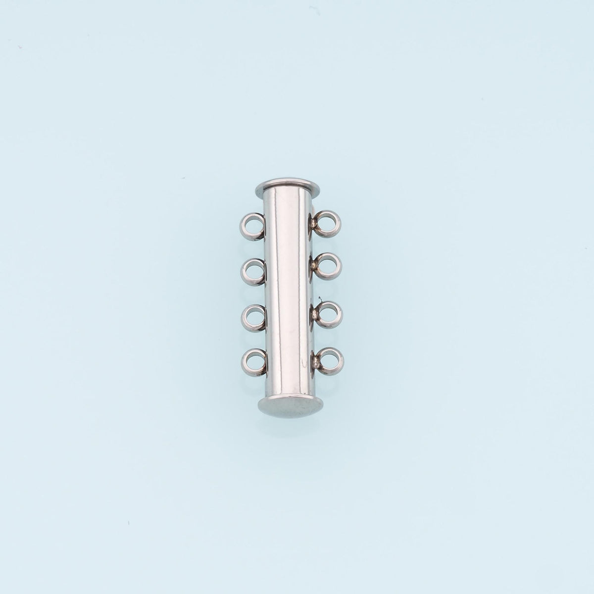 Multi-strand Tubular Buckle Clasp,14K Gold Stainless Steel Clasp,Waterproof Clasp for DIY Necklace Bracelet Making