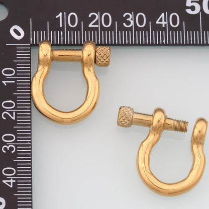14K Gold Horseshoe Clasp for Jewelry Making