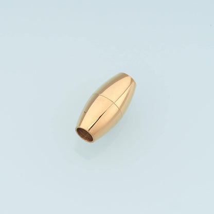 Magnetic Fusiform Bracelet Buckle Clasp,14K Gold Stainless Steel Clasp,Waterproof Clasp for DIY Necklace Bracelet Making