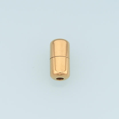 Magnetic Capsule Bracelet Buckle Clasp,14K Gold Stainless Steel Clasp,Waterproof Clasp for DIY Necklace Bracelet Making