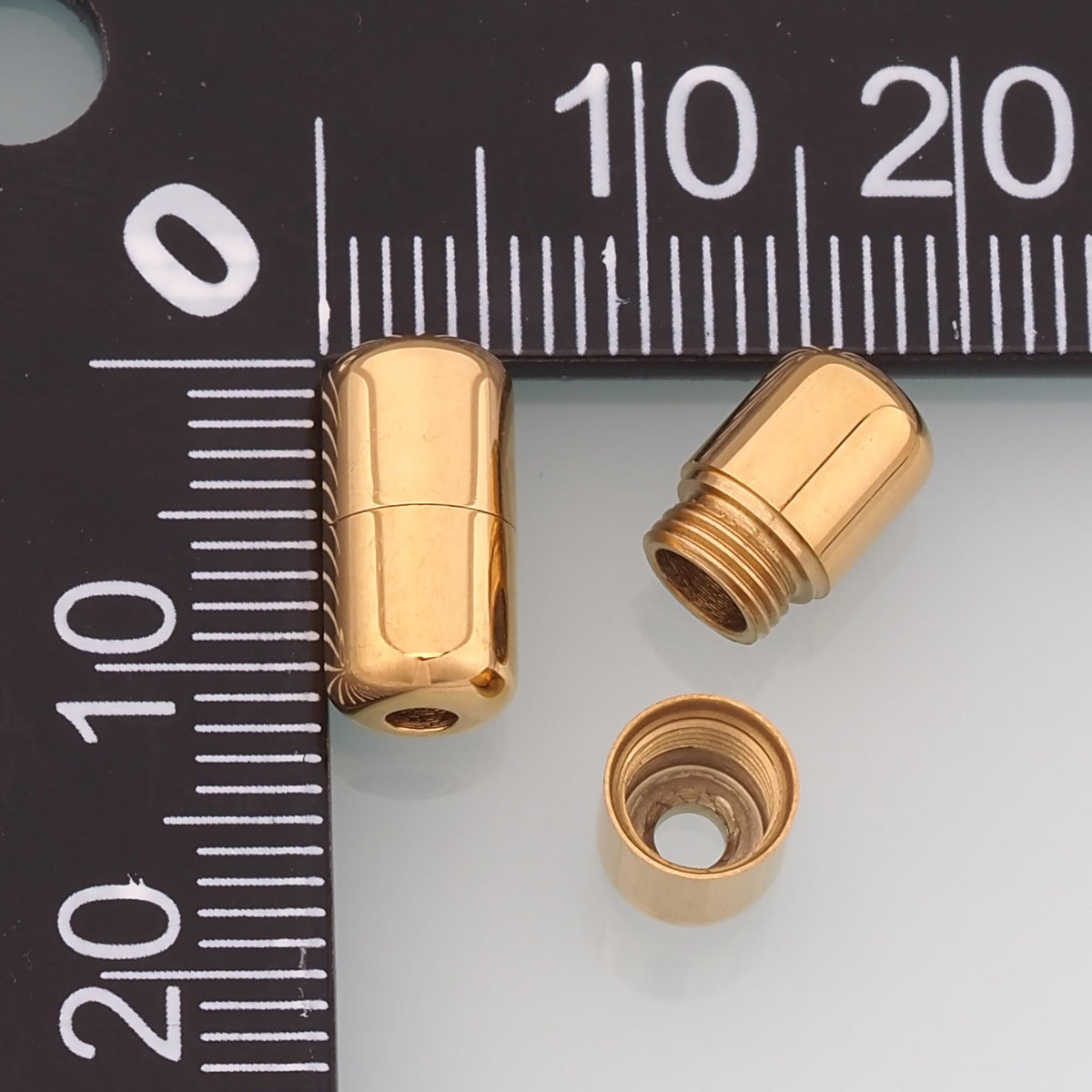 Magnetic Capsule Bracelet Buckle Clasp,14K Gold Stainless Steel Clasp,Waterproof Clasp for DIY Necklace Bracelet Making