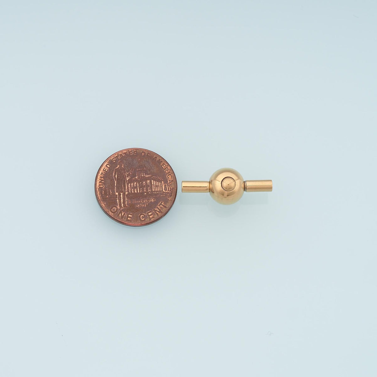 Magnetic Round Bracelet Connector Clasp,14K Gold Stainless Steel Clasp,Waterproof Clasp for DIY Necklace Bracelet Making