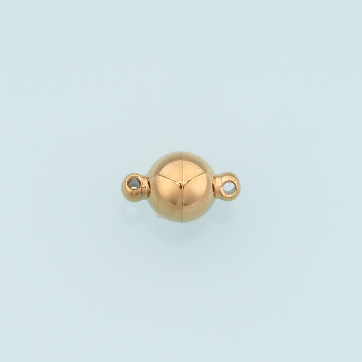 Round Magnetic Separable Connector,14K Gold Stainless Steel Connector,Waterproof Connector for DIY Necklace Bracelet Making