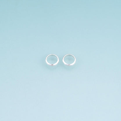 925 Silver Ring Connector,Minimalist Connector Bracelet Necklace for DIY Jewelry Making Supply