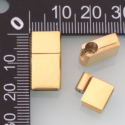 Magnetic Clasp,14K Gold Stainless Steel Clasp,Waterproof Clasp for DIY Necklace Bracelet Making