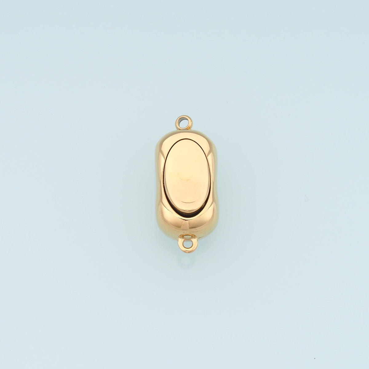 Button Bracelet Connector Clasp,14K Gold Stainless Steel Clasp,Waterproof Clasp for DIY Necklace Bracelet Making