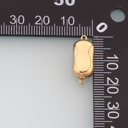Button Bracelet Connector Clasp,14K Gold Stainless Steel Clasp,Waterproof Clasp for DIY Necklace Bracelet Making
