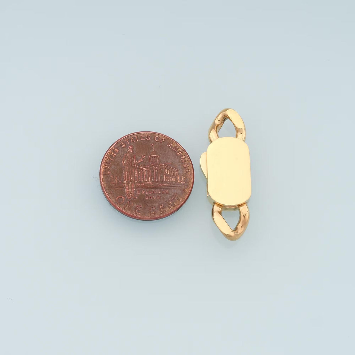 Oval Magnetic Connector,14K Gold Stainless Steel Connector,Waterproof Connector for DIY Necklace Bracelet Making