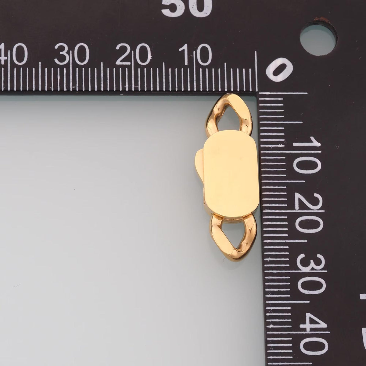 Oval Magnetic Connector,14K Gold Stainless Steel Connector,Waterproof Connector for DIY Necklace Bracelet Making