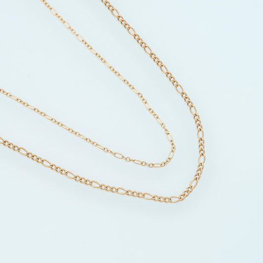 Stainless Steel Oval Chain,14K Gold Stainless Steel Chain,Waterproof Chain for DIY Necklace Bracelet Making
