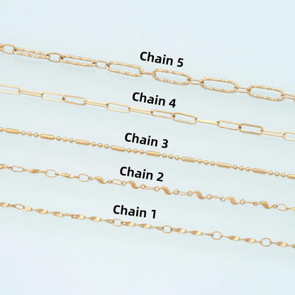 14K Gold Oval Oval Chain 3.28 ft, 16.40 ft for Jewelry Making