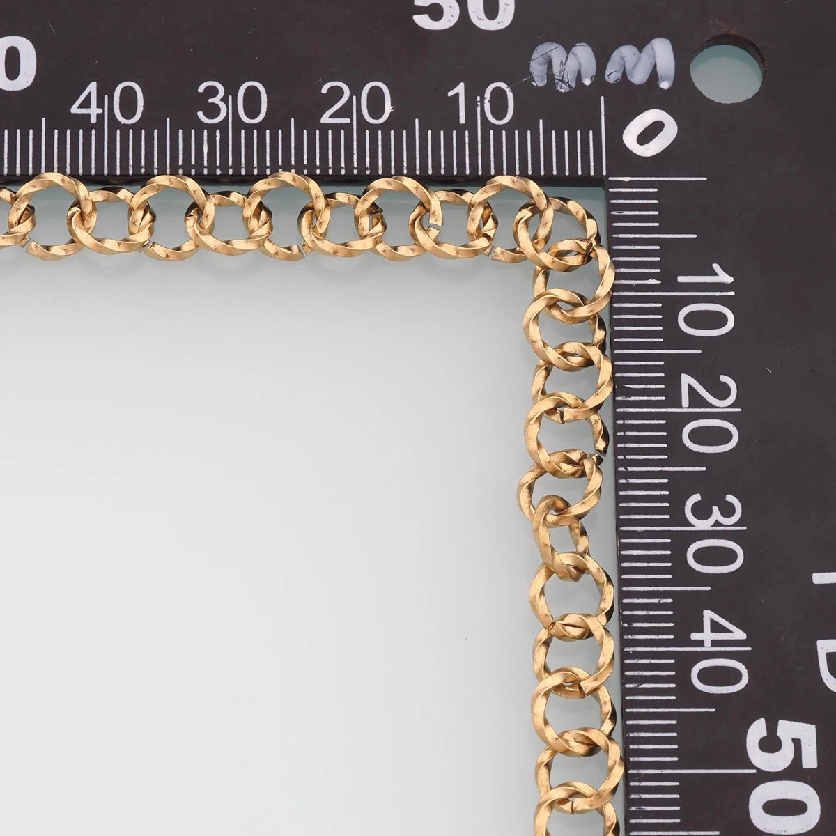 Stainless Steel Geometry Chain,14K Gold Stainless Steel Chain,Waterproof Chain for DIY Necklace Bracelet Making