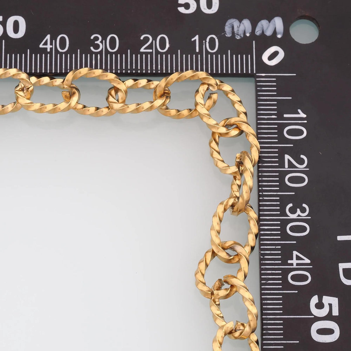 Stainless Steel Geometry Chain,14K Gold Stainless Steel Chain,Waterproof Chain for DIY Necklace Bracelet Making