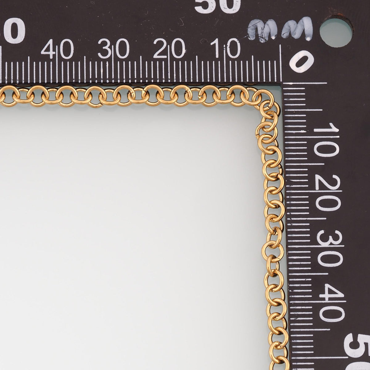 Stainless Steel Round Chain,14K Gold Stainless Steel Chain,Waterproof Chain for DIY Necklace Bracelet Making