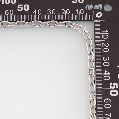 Stainless Steel Twist Oval Chain,Silver Stainless Steel Chain,Waterproof Chain for DIY Necklace Bracelet Making