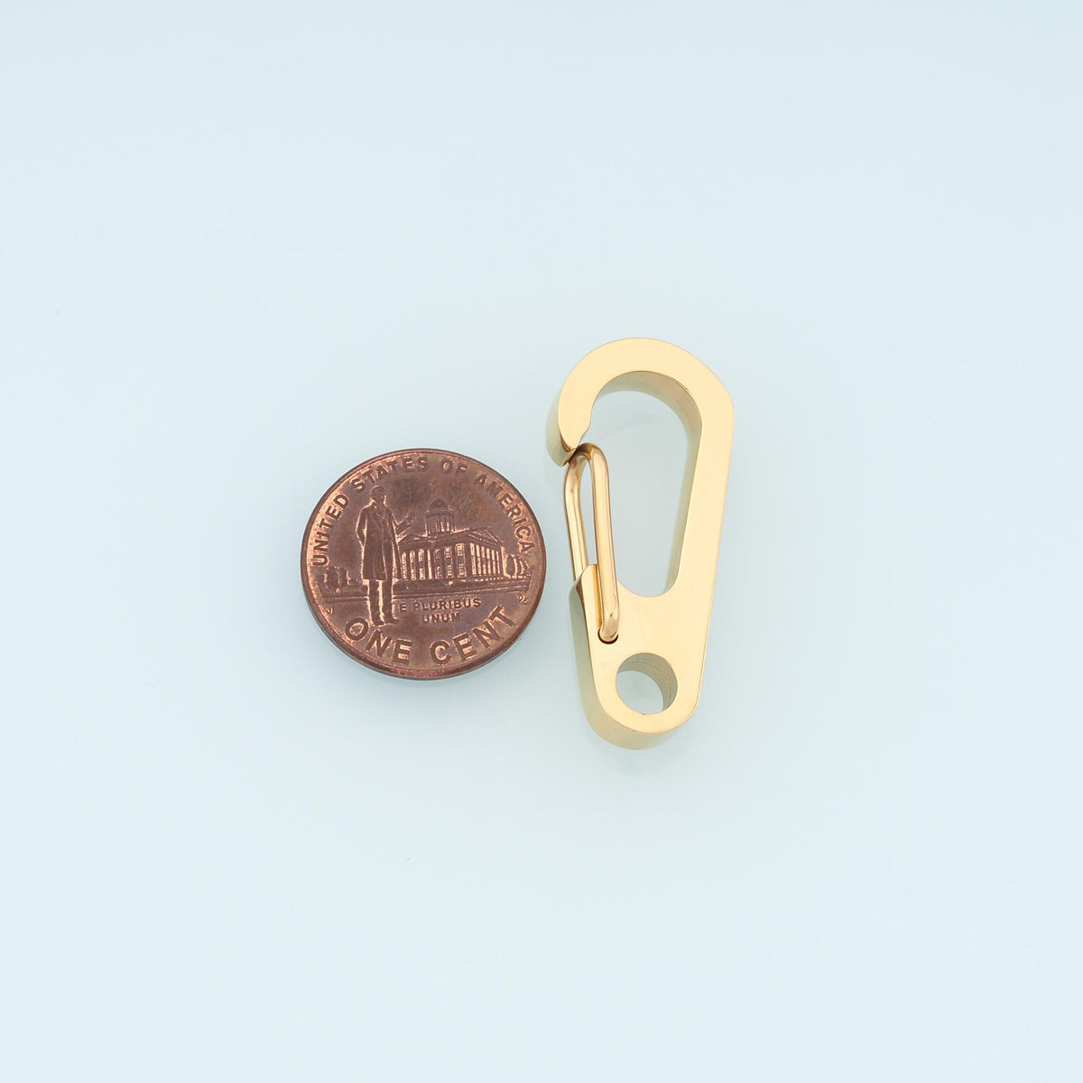 Spring Clasp,14K Gold Stainless Steel Spring Clasp,Waterproof Connector for DIY Necklace Bracelet Making