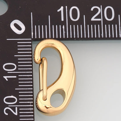 Spring Clasp,14K Gold Stainless Steel Spring Clasp,Waterproof Connector for DIY Necklace Bracelet Making
