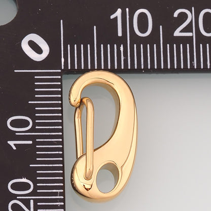 Spring Clasp,14K Gold Stainless Steel Spring Clasp,Waterproof Connector for DIY Necklace Bracelet Making